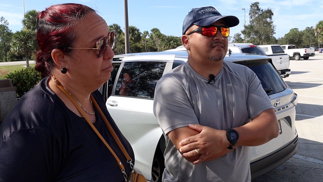 Nineoet Tchioino and Edgar LLanos discuss their travel plans for Thanksgiving.