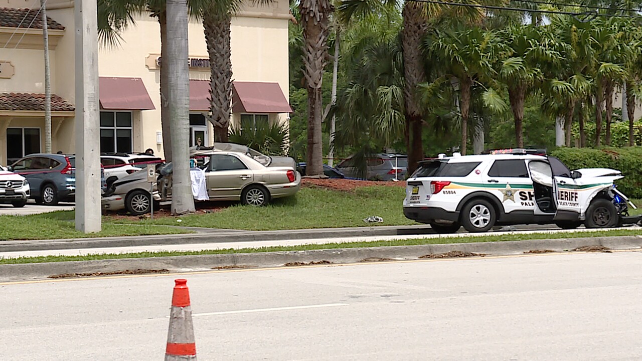 A crash involving a Palm Beach County Sheriff's Office vehicle at 11195 South Jog Road in west Boynton Beach on July 12, 2024 (5).jpg