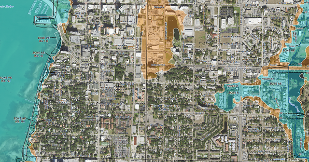 Fema Releases New Flood Hazard Maps For Pinellas County Pinellas County Flood Zone Map 2020