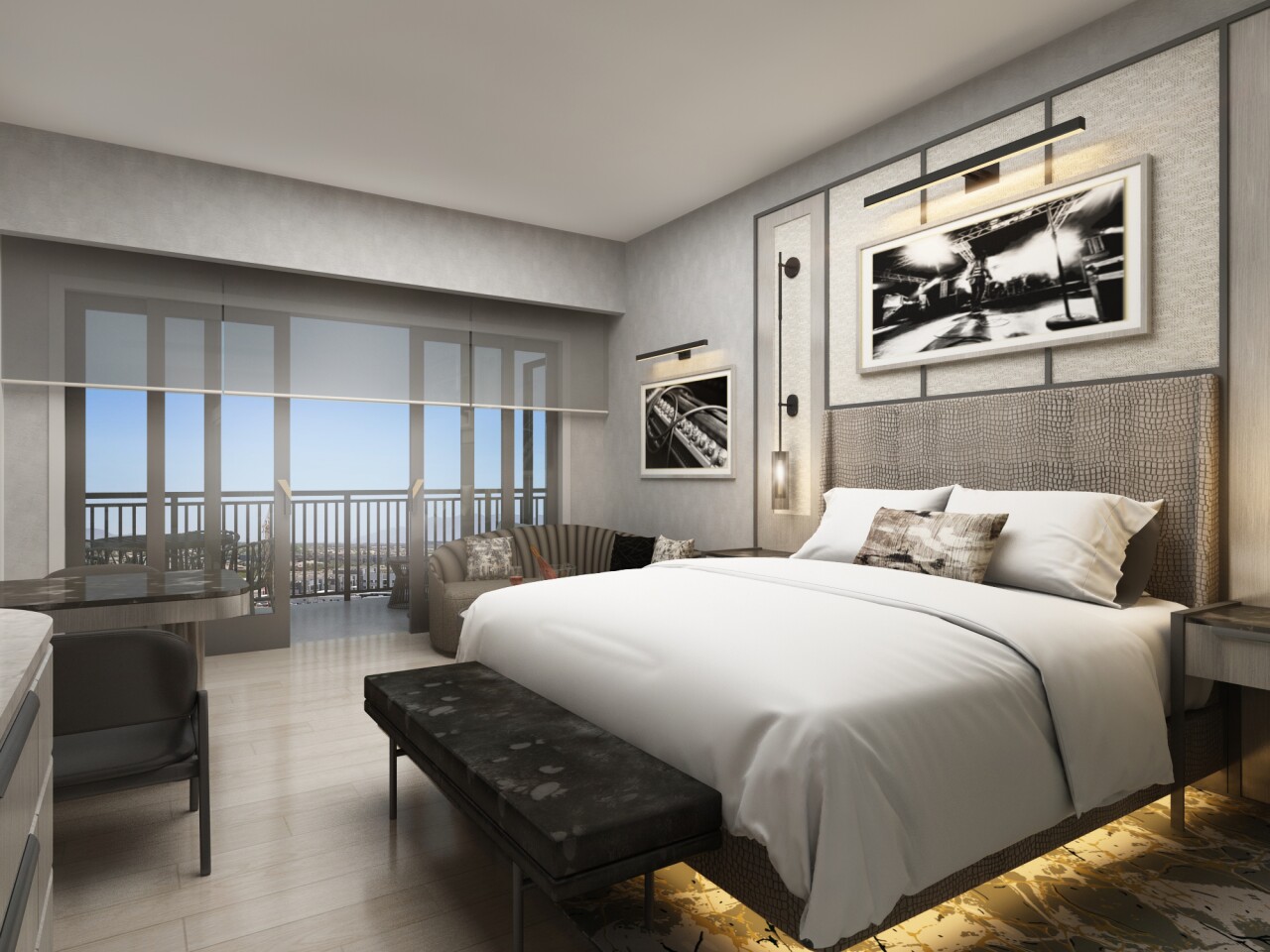 VAI Resort renderings of 'Muse Tower-King Room.'