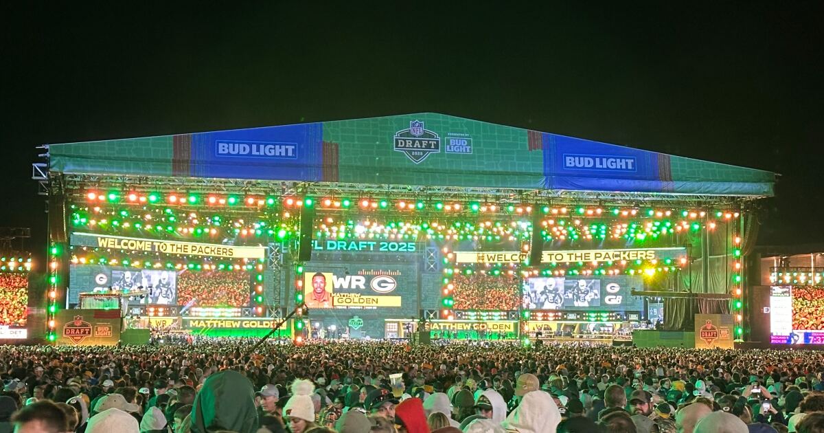 2025 NFL Draft in Green Bay was second most-watched ever, league says