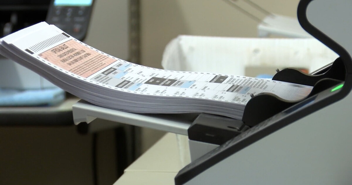 Sample Scan Ballot New scanner to make SLO County ballot counting more efficient