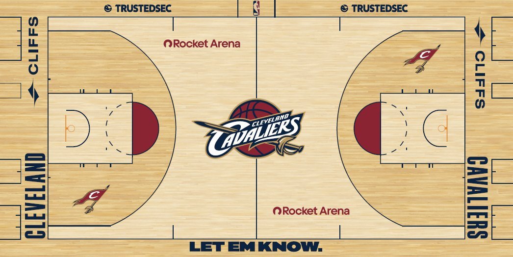 Cavaliers Unveil Navy Blue Classic Edition Court