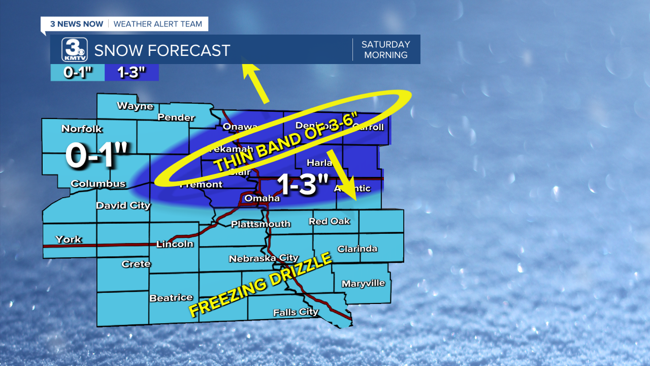 Weekend Snow Forecast Map