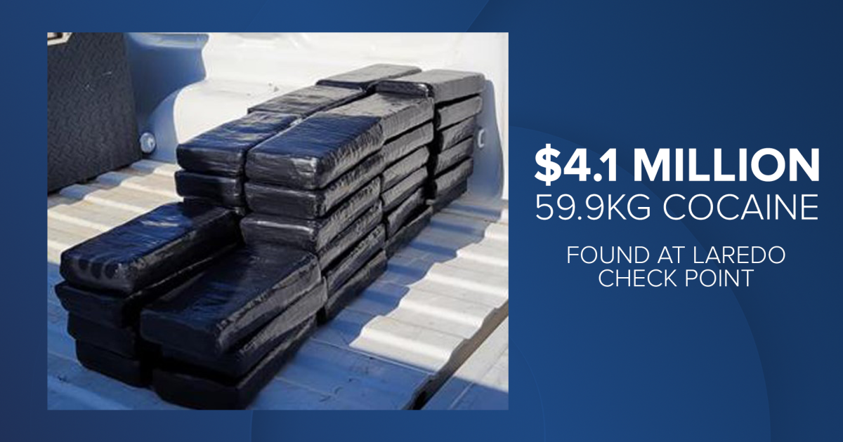 Laredo Sector Border Patrol nabs $4M of cocaine at checkpoint