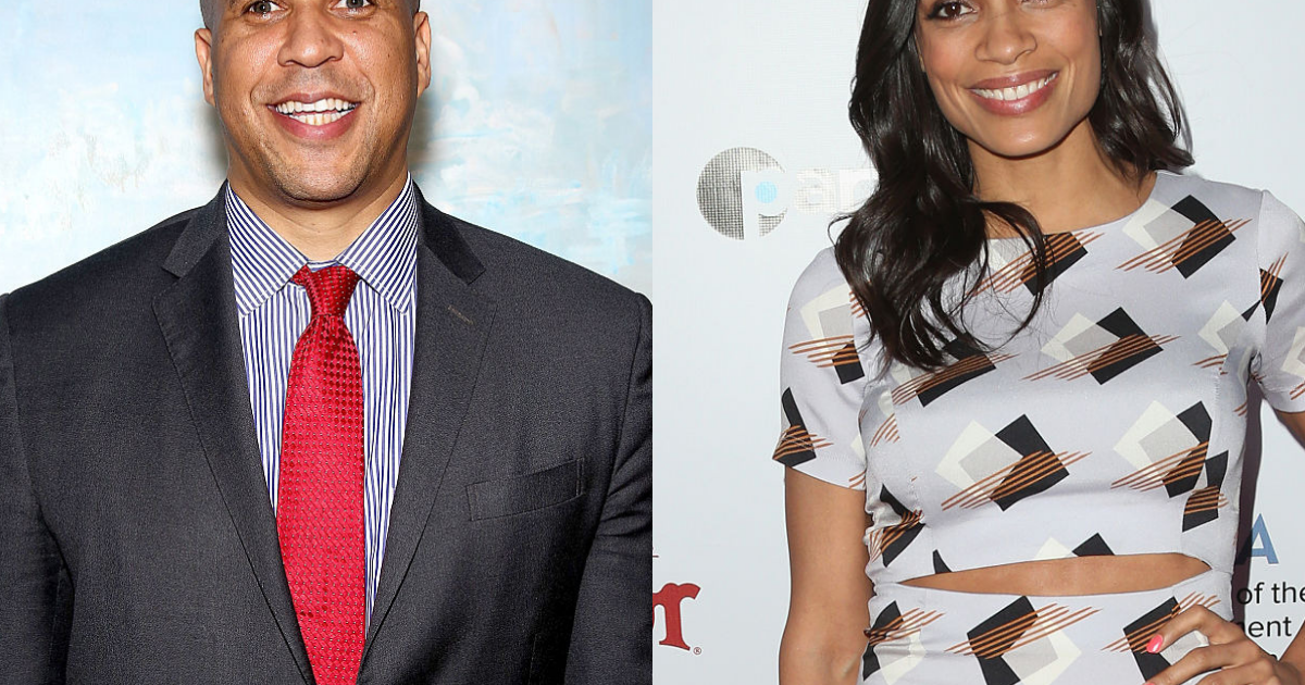 cory booker rosario dawson