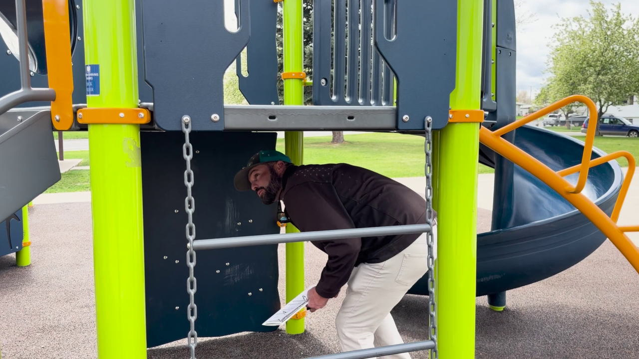 Playground inspection in Helena