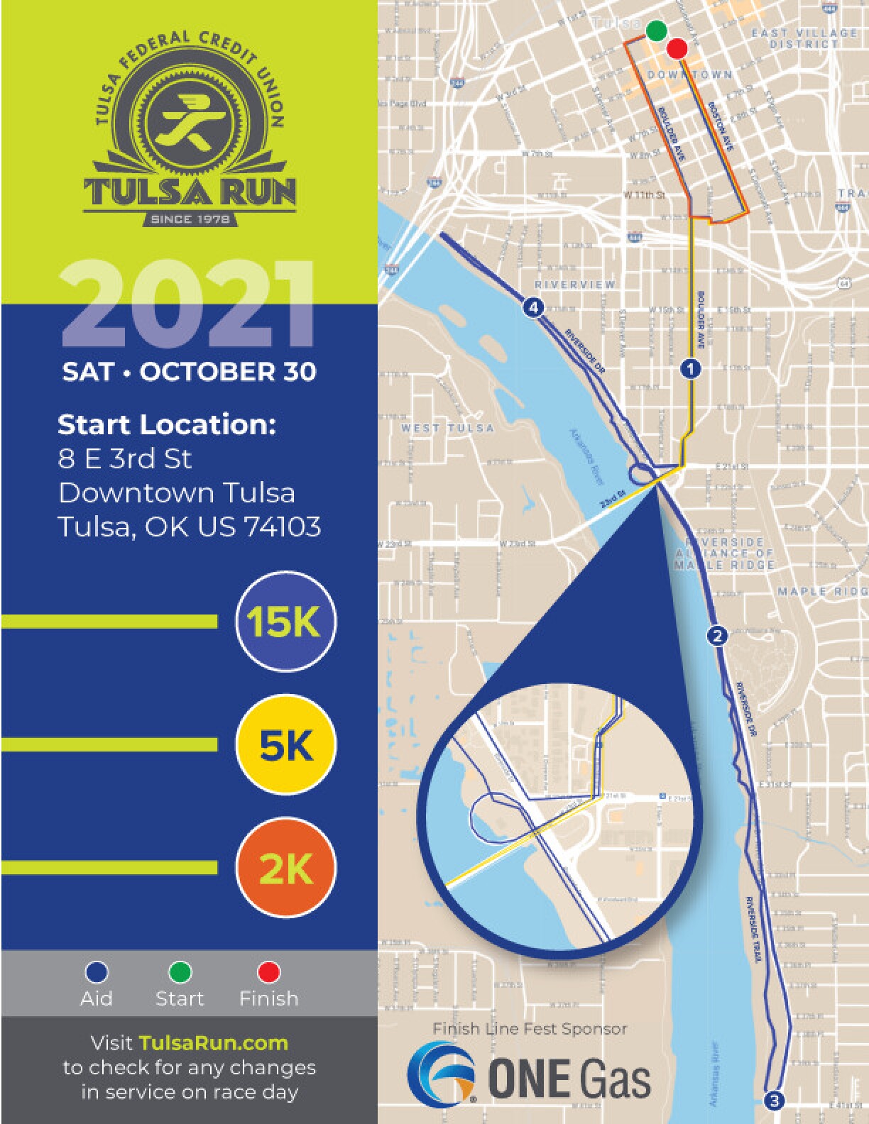 Tulsa Run returns to Riverside for 44th race