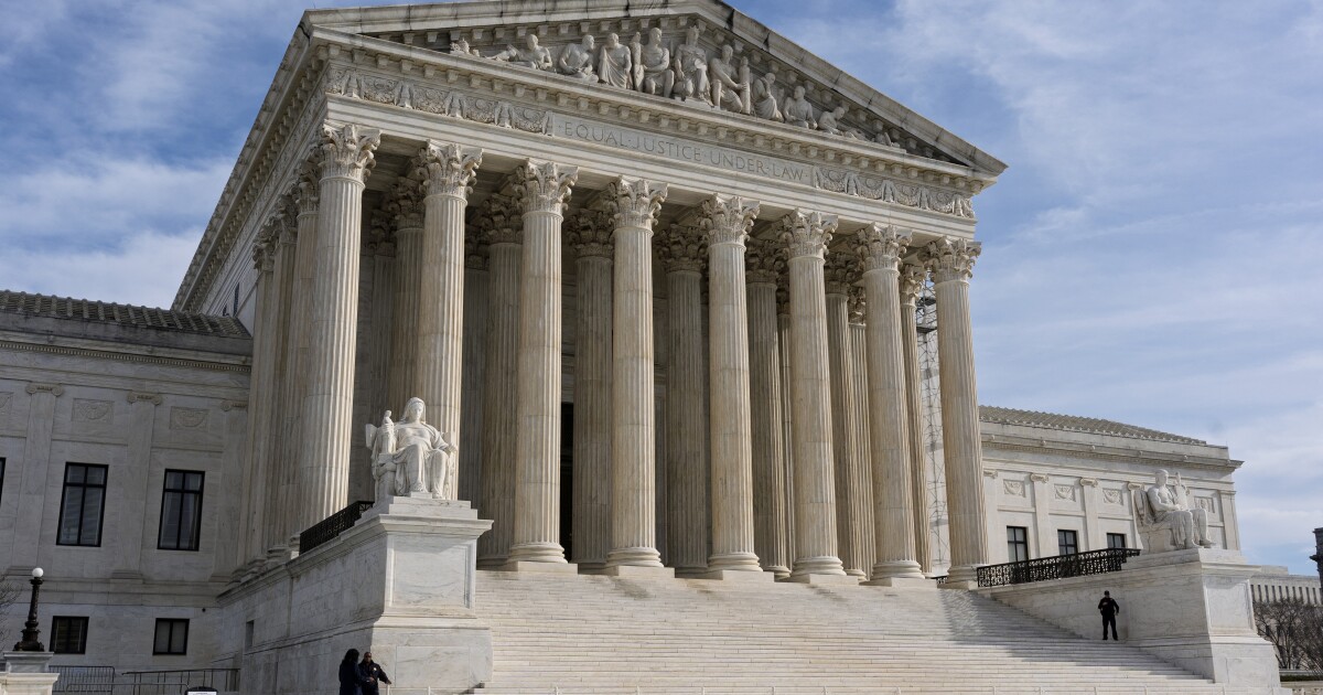 The Supreme Court is seen on Capitol Hill in Washington, Dec. 17, 2024.