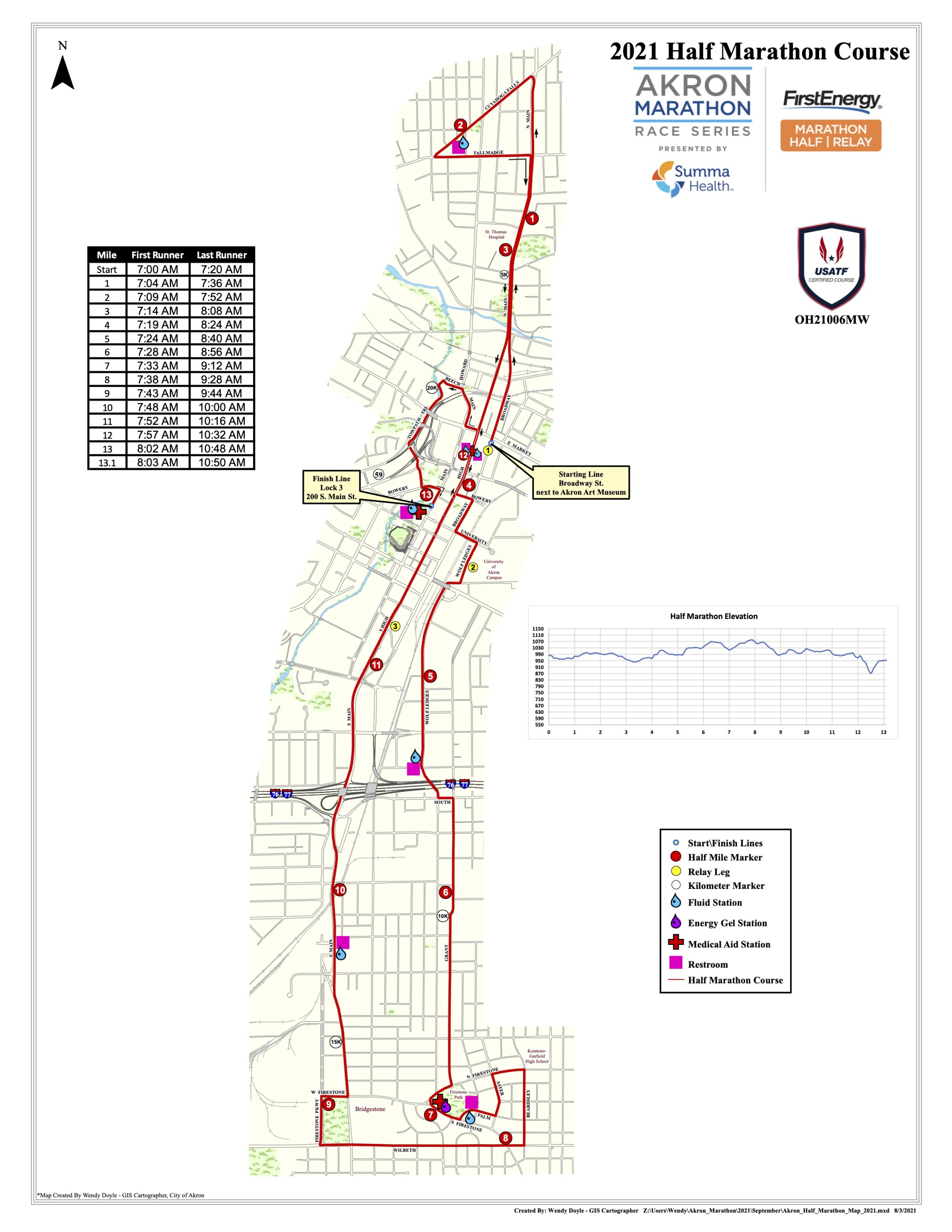 TRAFFIC ALERT All the road closures for the Akron Marathon