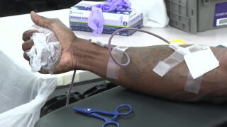Hampton Sickle Cell blood drive