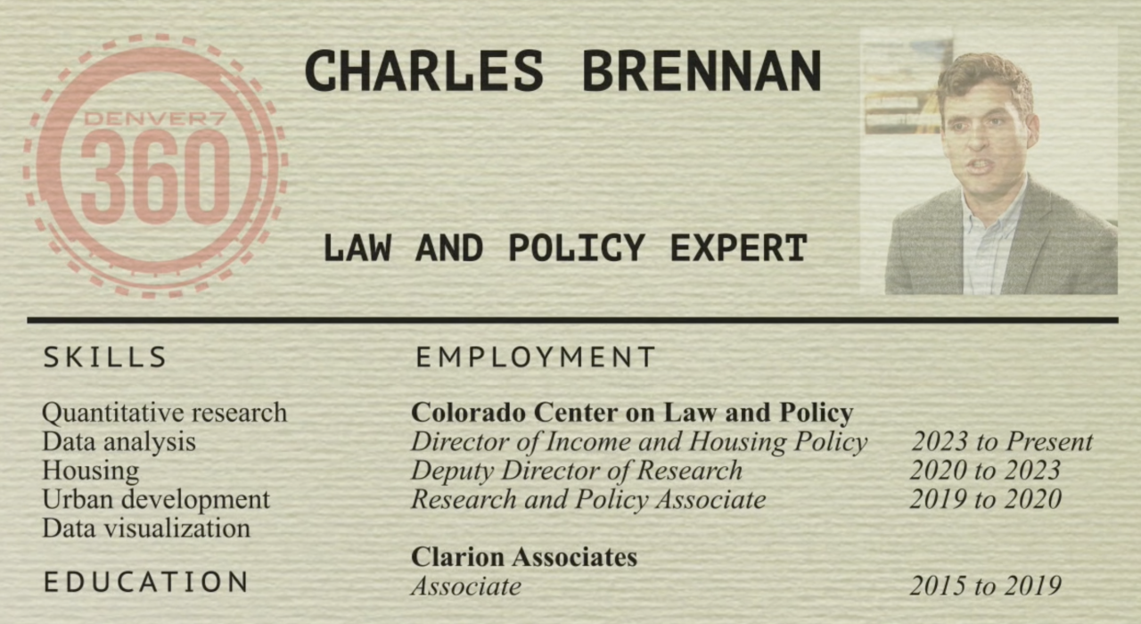 Charles Brennan, policy expert at Colorado Center on Law and Policy.