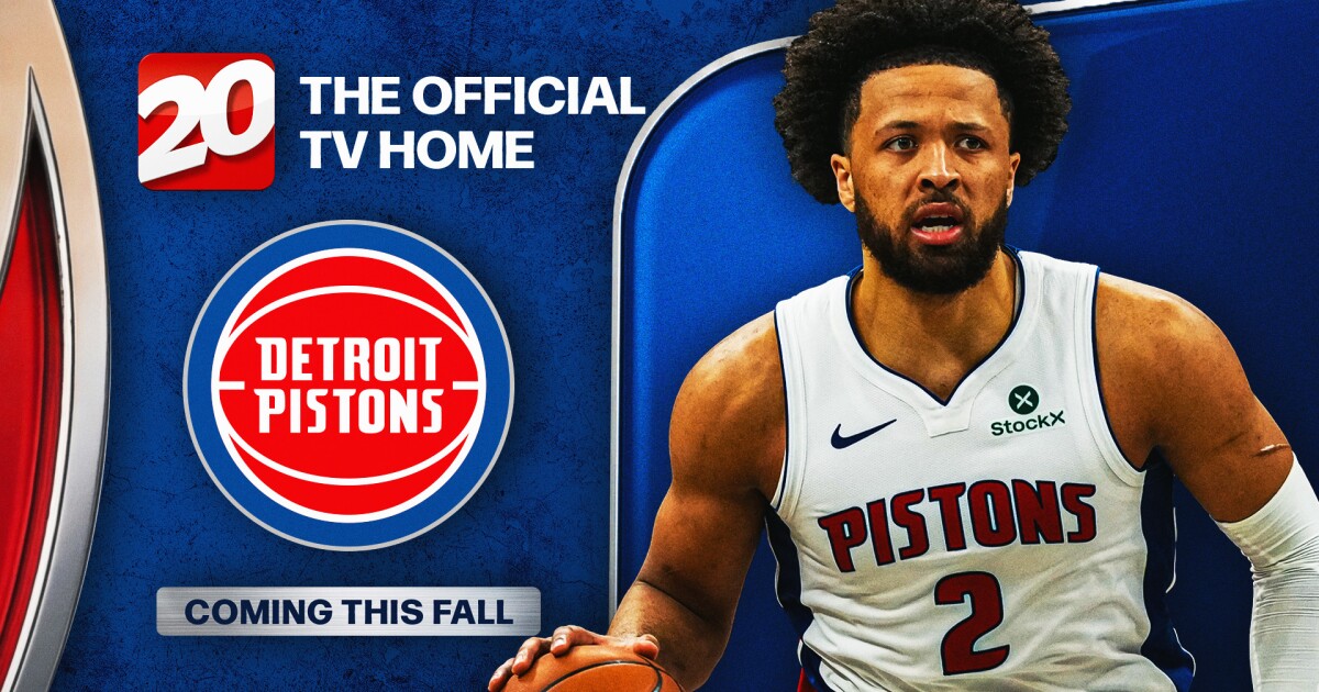 TV20 Detroit will be new TV home for the Detroit Pistons starting this fall