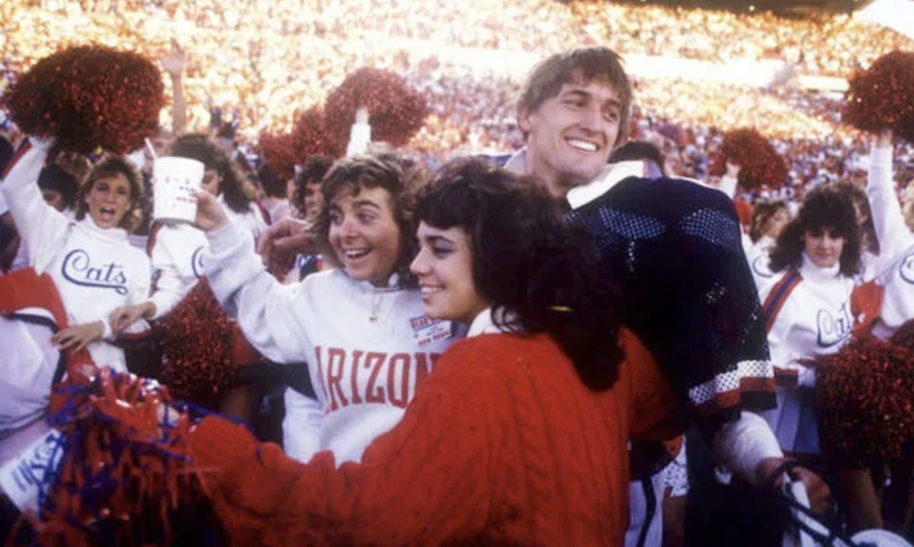 Chuck Cecil after 1986 Territorial Cup win