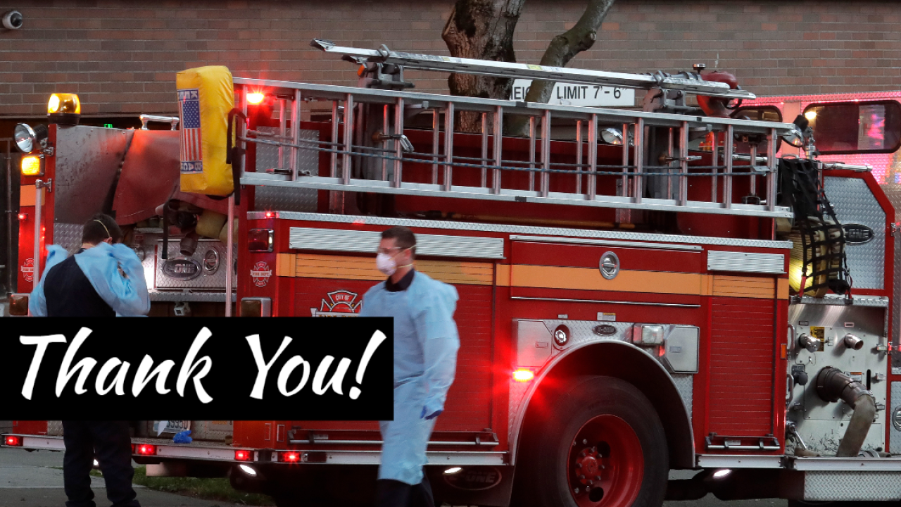 Thank You Firefighter