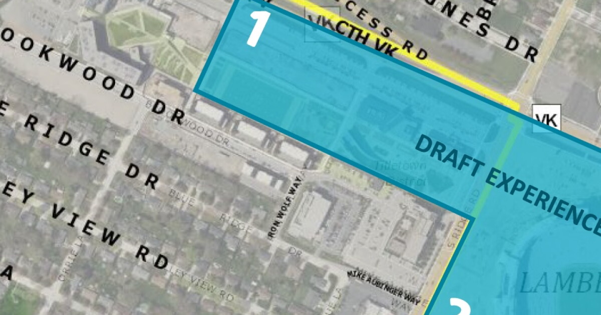 Draft Area New potential NFL Draft campus map takes shape, with entrances and road ...