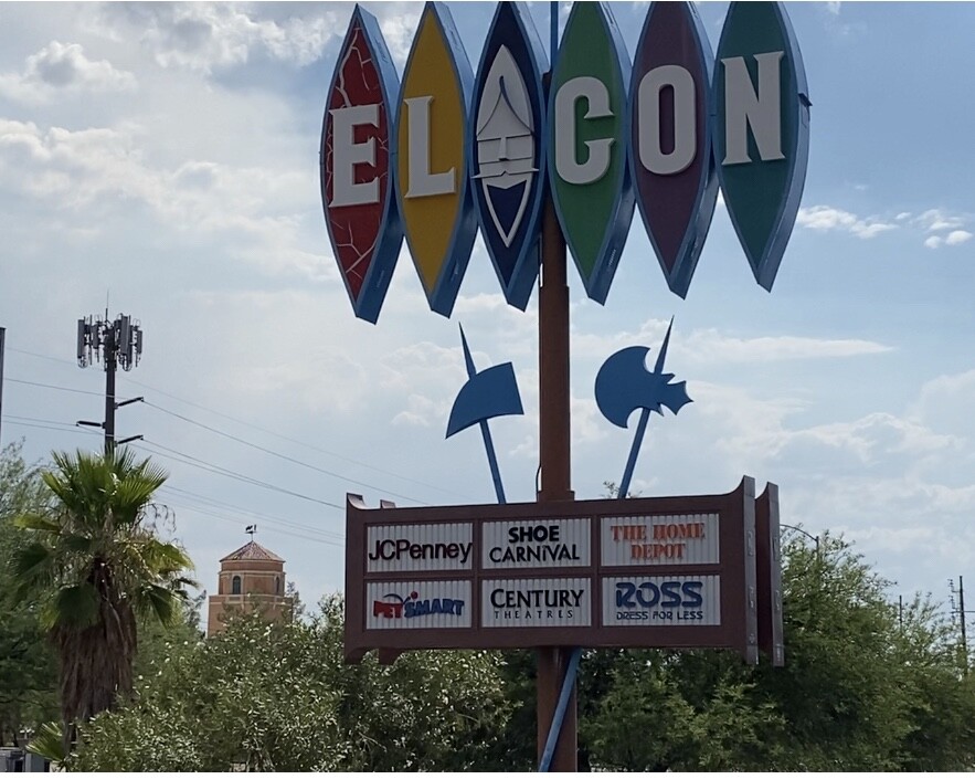 El Con Water Tower across from El Con Center