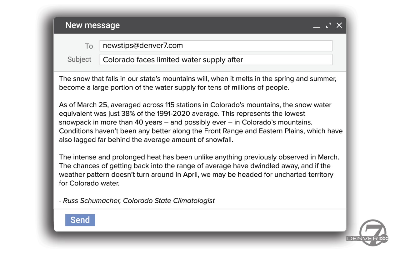 Russ Schumacher email about drought