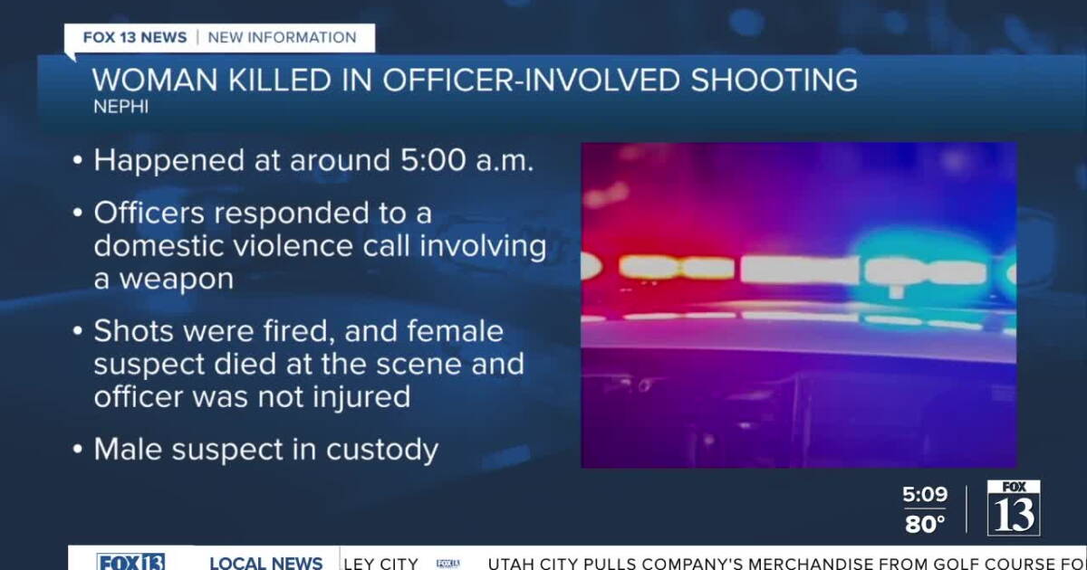 Coverage image for: Nephi police shooting