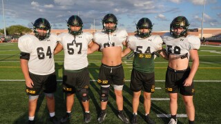 Rockport-Fulton's offensive line named 2025 Game Changer of the Week