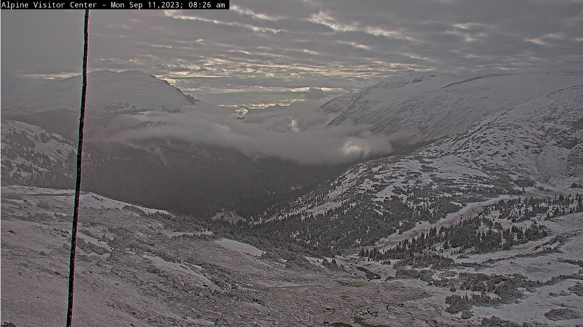 rocky mountain national park sept 11 2023 snow