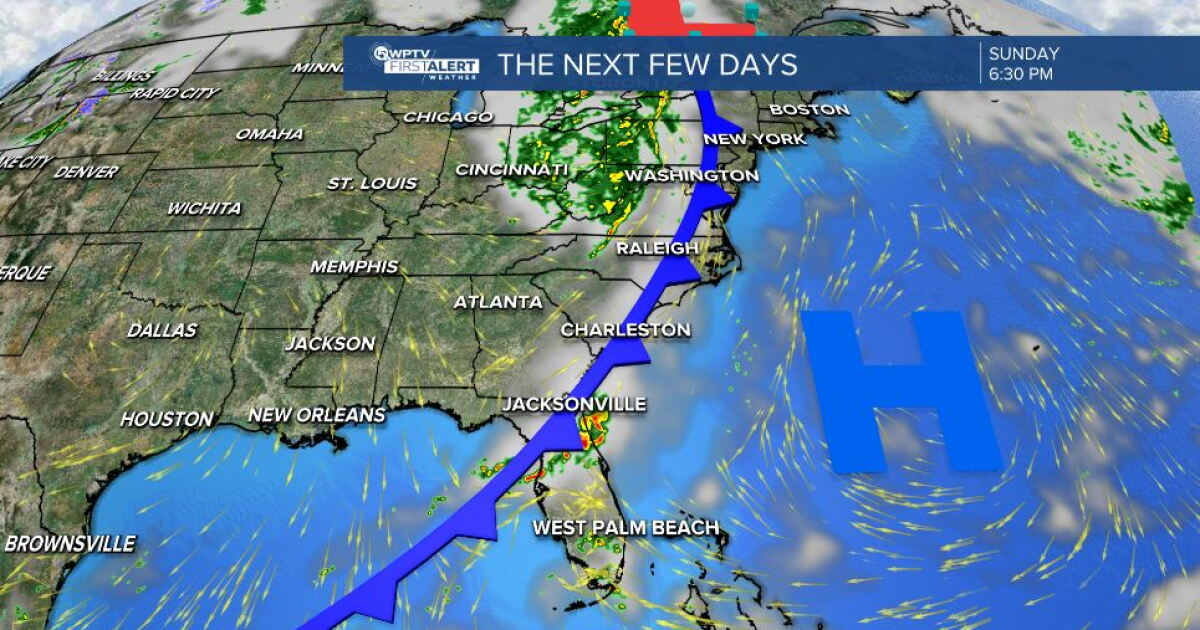 Cold front brings refreshing, drier air by midweek
