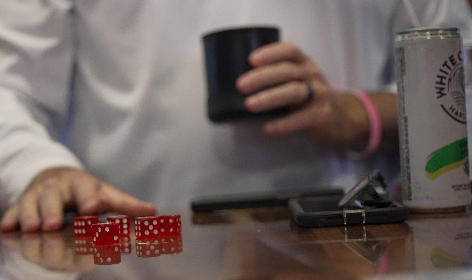 Football fans brought in their own games ahead of kickoff