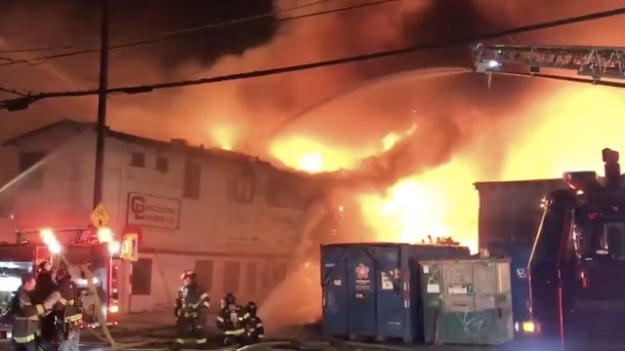 Massive warehouse fire raging in Seattle's Queen Anne neighborhood