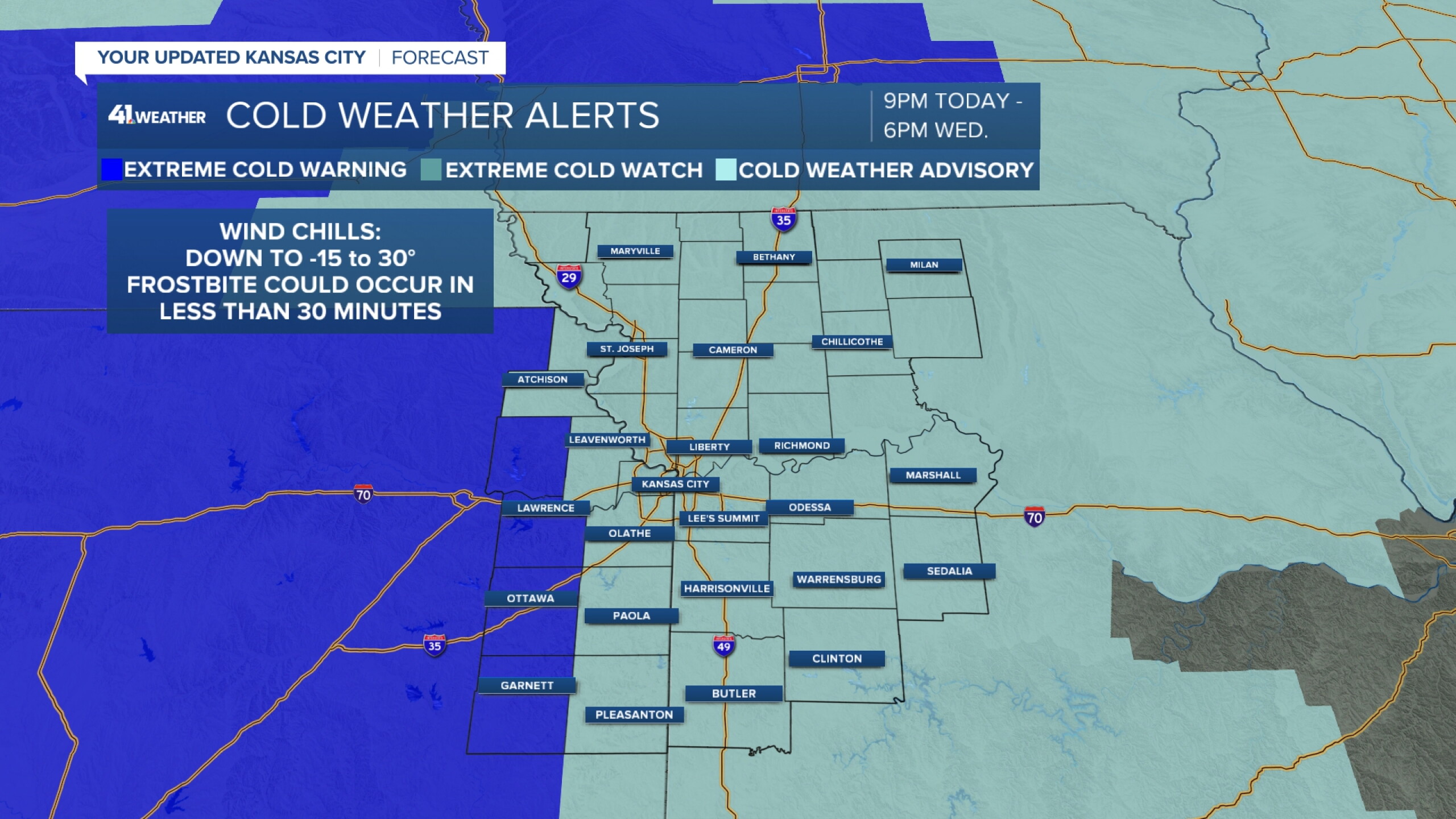 KSHB 41 Weather Blog | Dangerous winter weather starts today