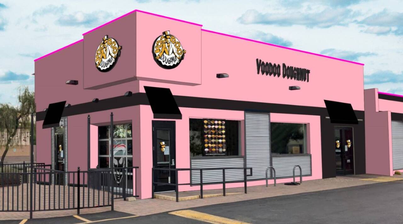 Voodoo Doughnut: rendering of the first Arizona location. 