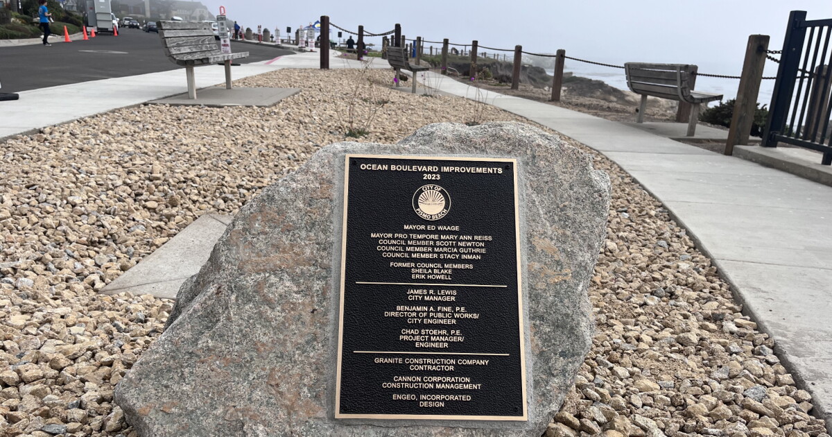Ribbon cutting celebrates improvements made on Shell Beach staircase, pathway - Vimarsana News
