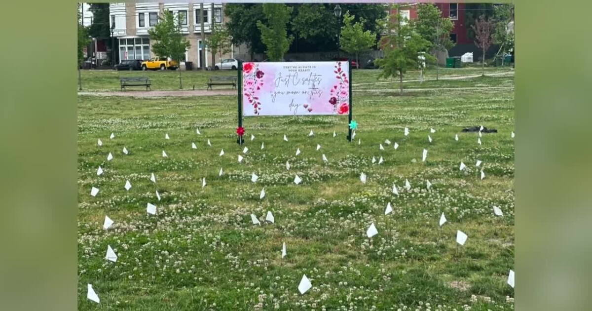 This powerful Mother's Day display at a Richmond park will make you think - Vimarsana News