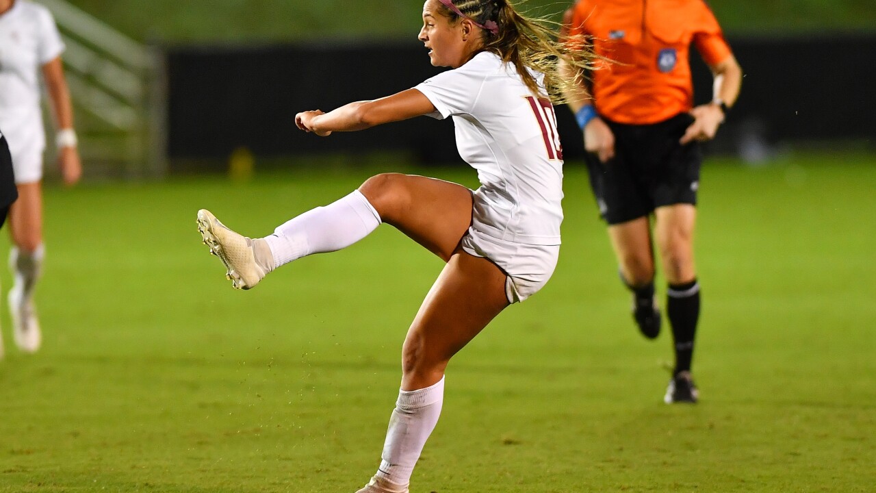 Soccer Takes Care of No. 9 Duke On Senior Day