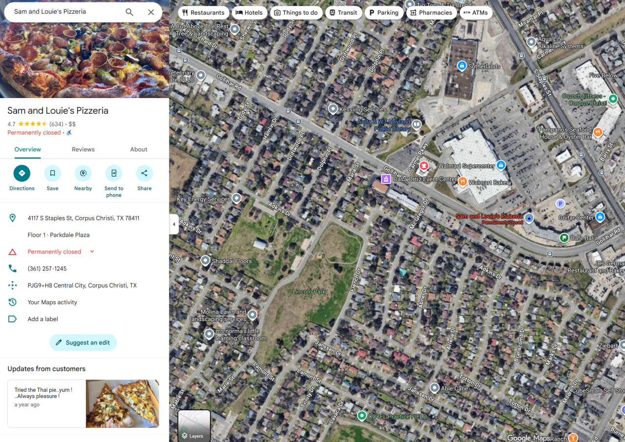 Google Business Account Closed