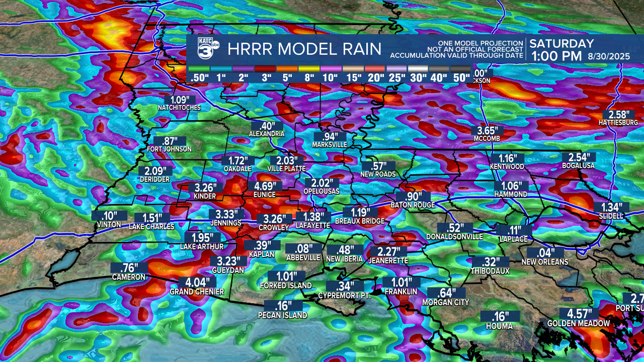 Extended HRRR Accumulation Acadiana.png