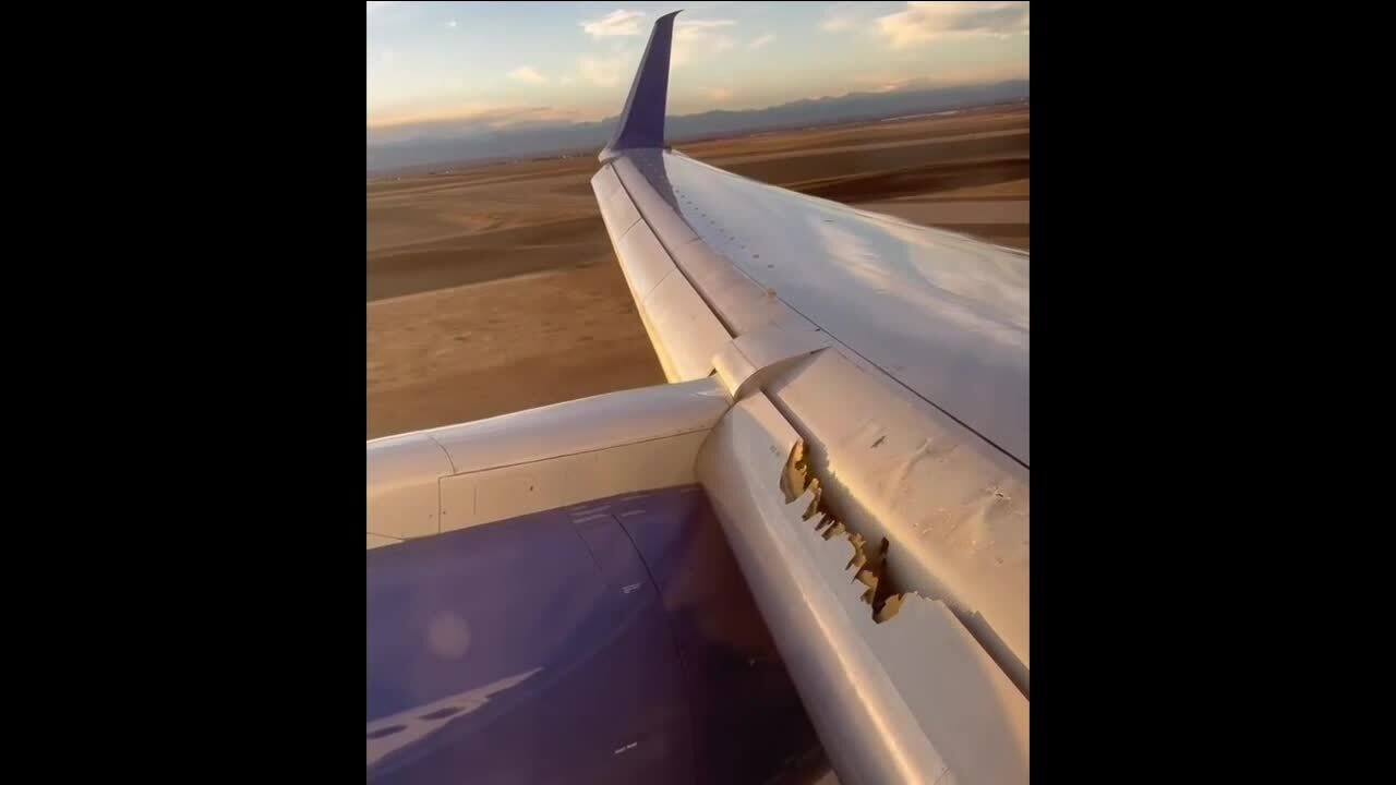 United Airlines plane emergency landing Denver airport