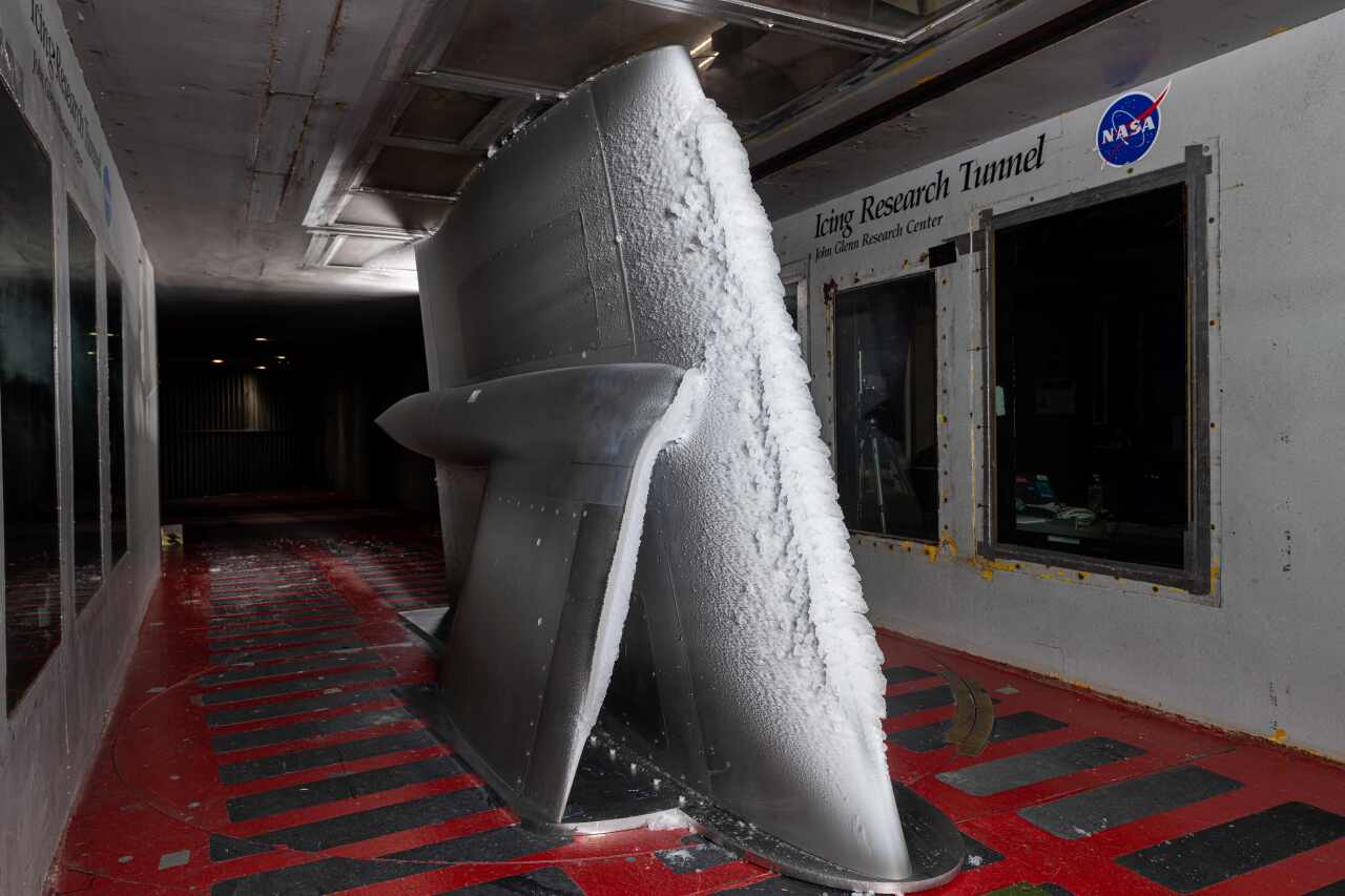 NASA transonic truss braced wing junction in Icing Research Tunnel.jpg