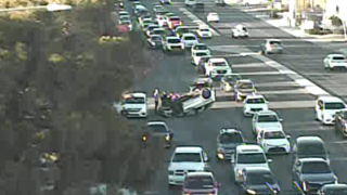 RTC: Crash closes southbound lanes on Durango Drive at Desert Inn Road 