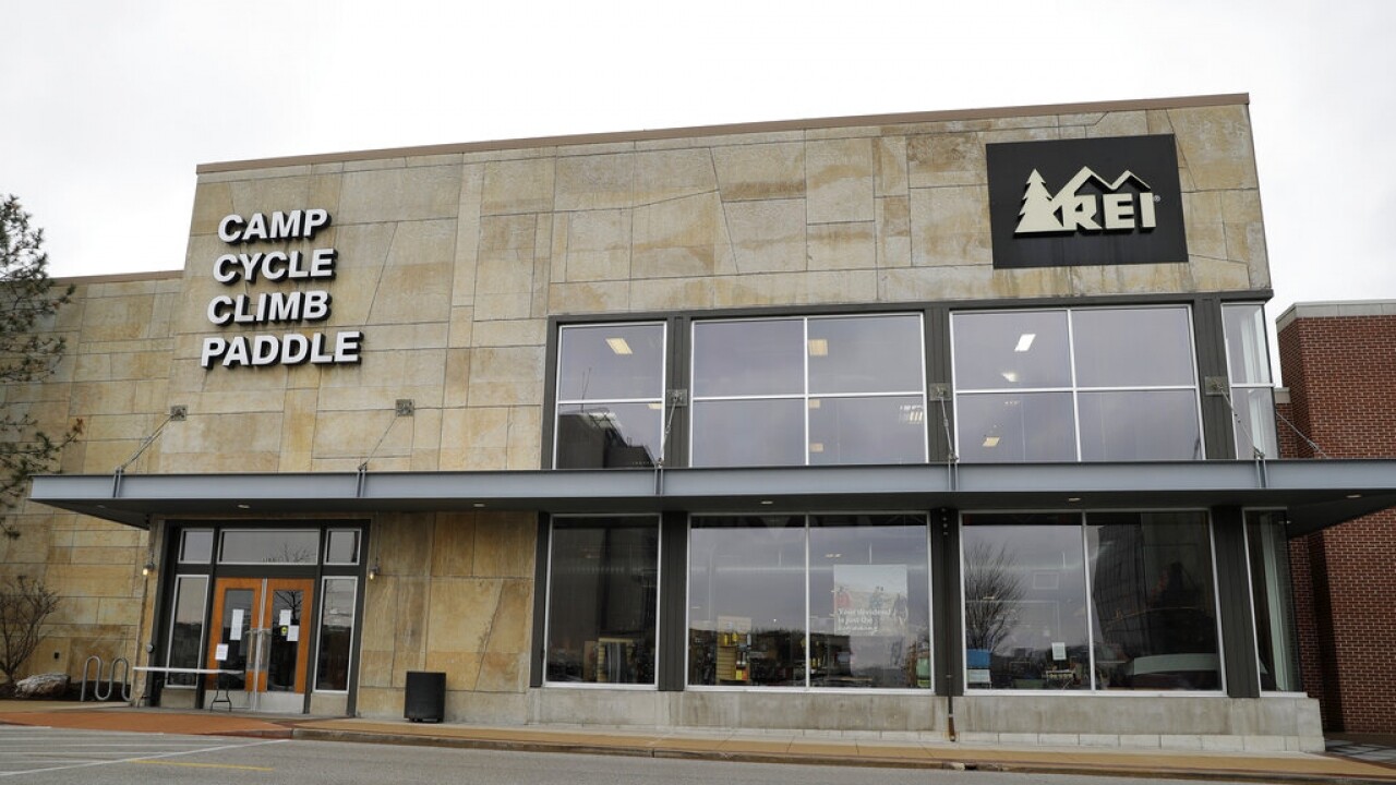 An REI storefront