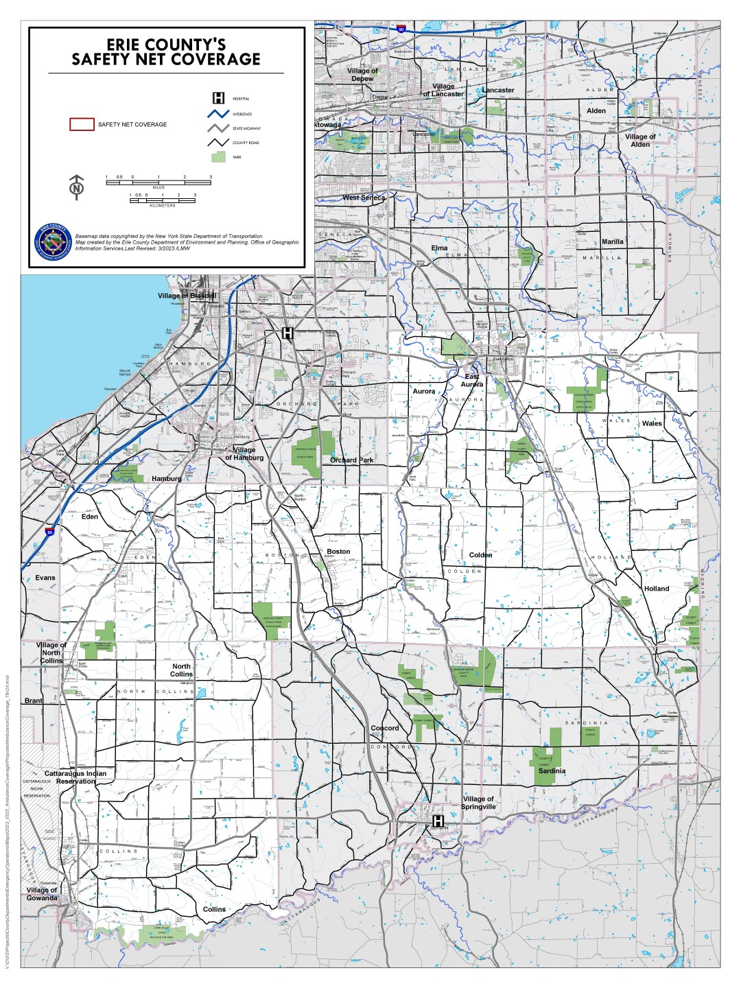 Erie County's Safety Net Coverage for new ambulance service