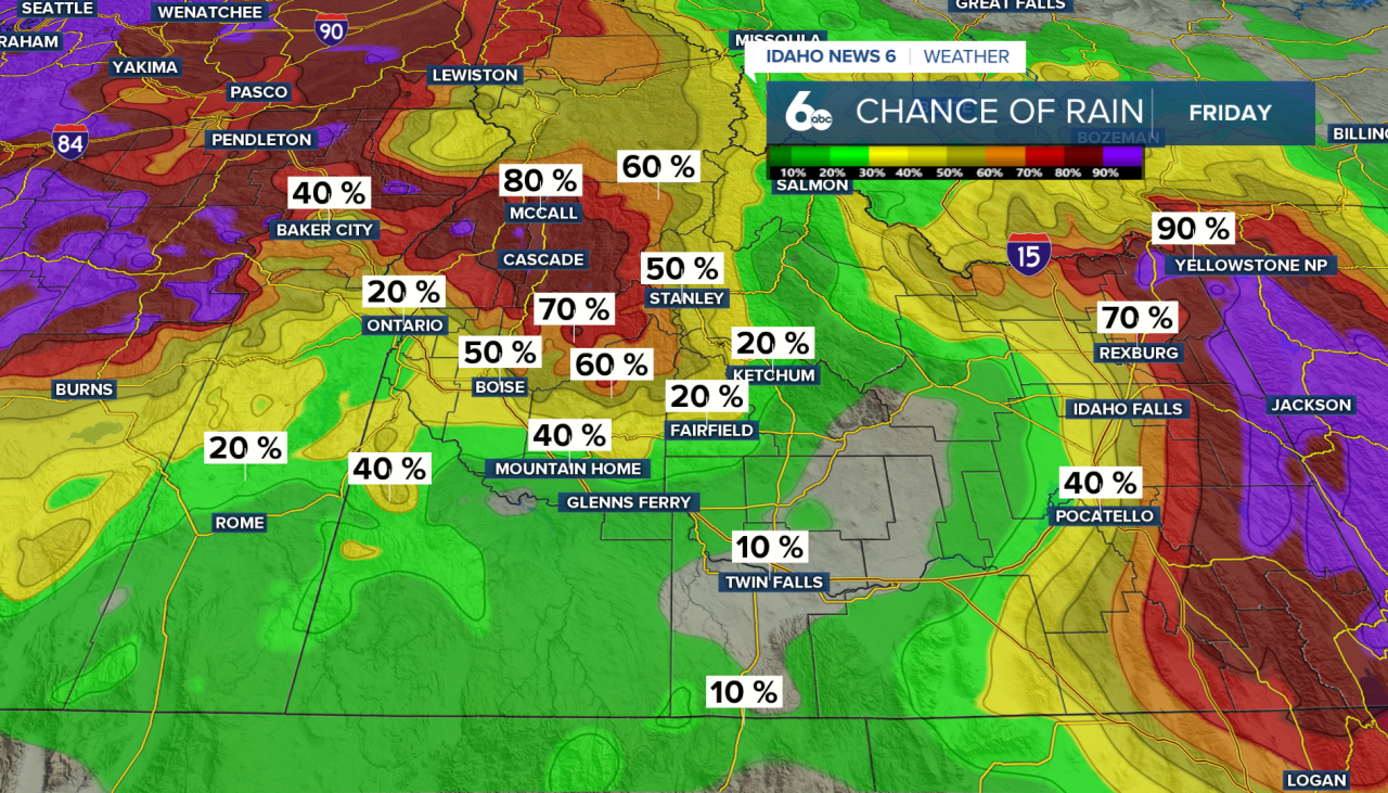 The unsettled weather continues, here's what the weekend looks like ahead