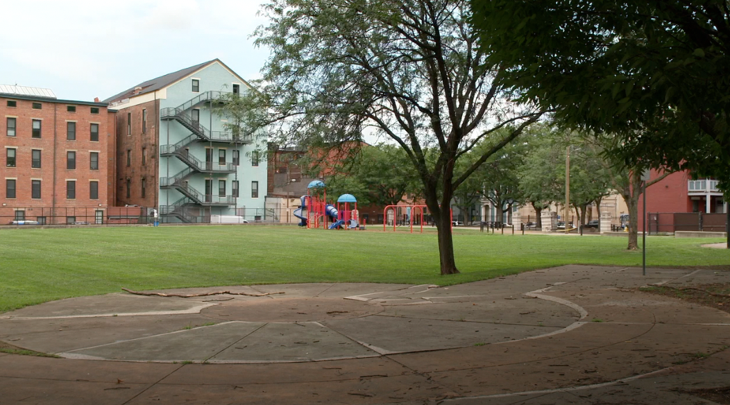 A new community center is planned for Findlay Playground on Vine Street in Over-the-Rhine, once a place of frequent crime.