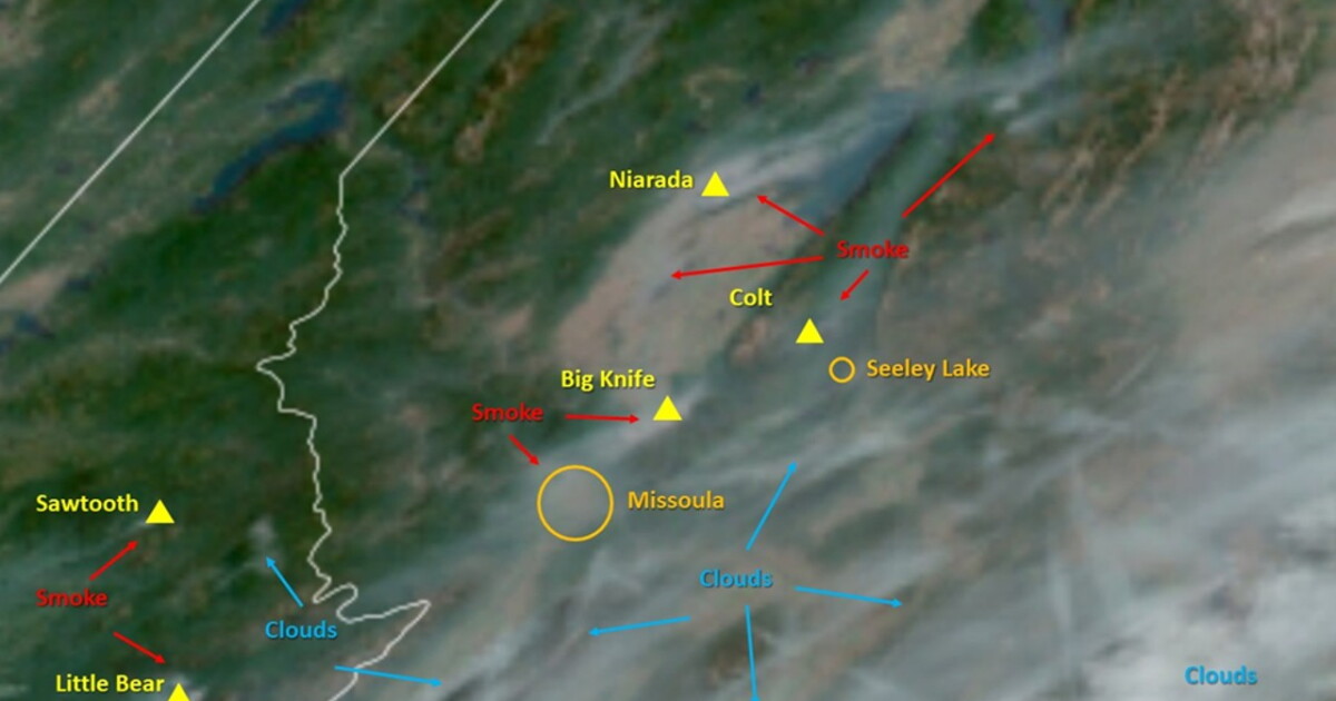 Smoke from area wildfires impacting Western Montana air quality - Vimarsana News