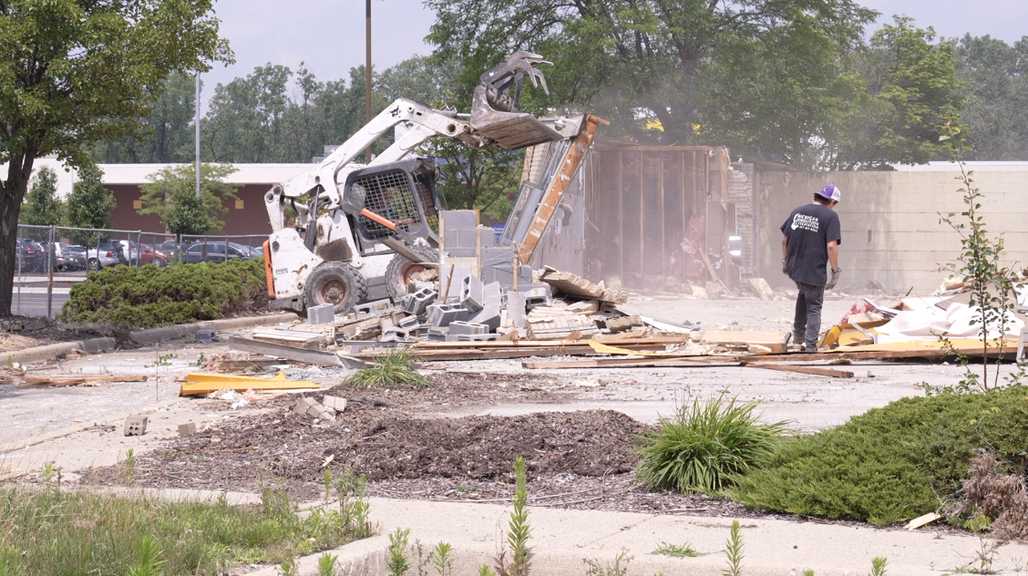 Meridian Twp. Burger King demolition