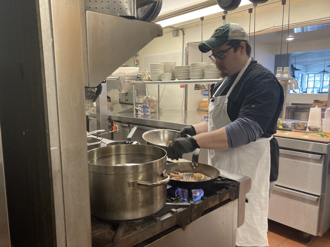 Nick Dawson, Chef de Cuisine at Barringer's in Fish Creek