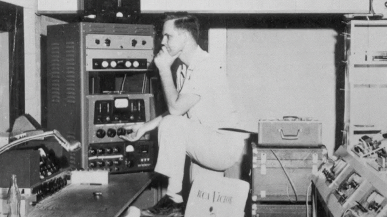 Engineer Jack Miller at Audio Recorders of Arizona