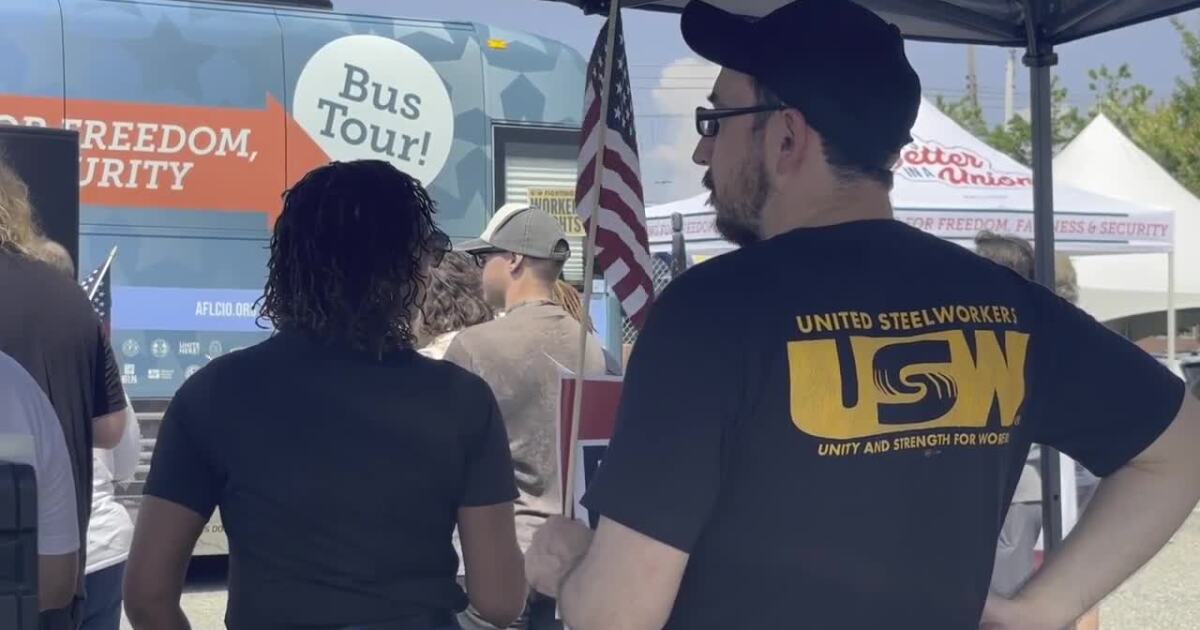 Union workers’ rights bus tour stops in Newport News Union workers’ rights bus tour stops in Newport News