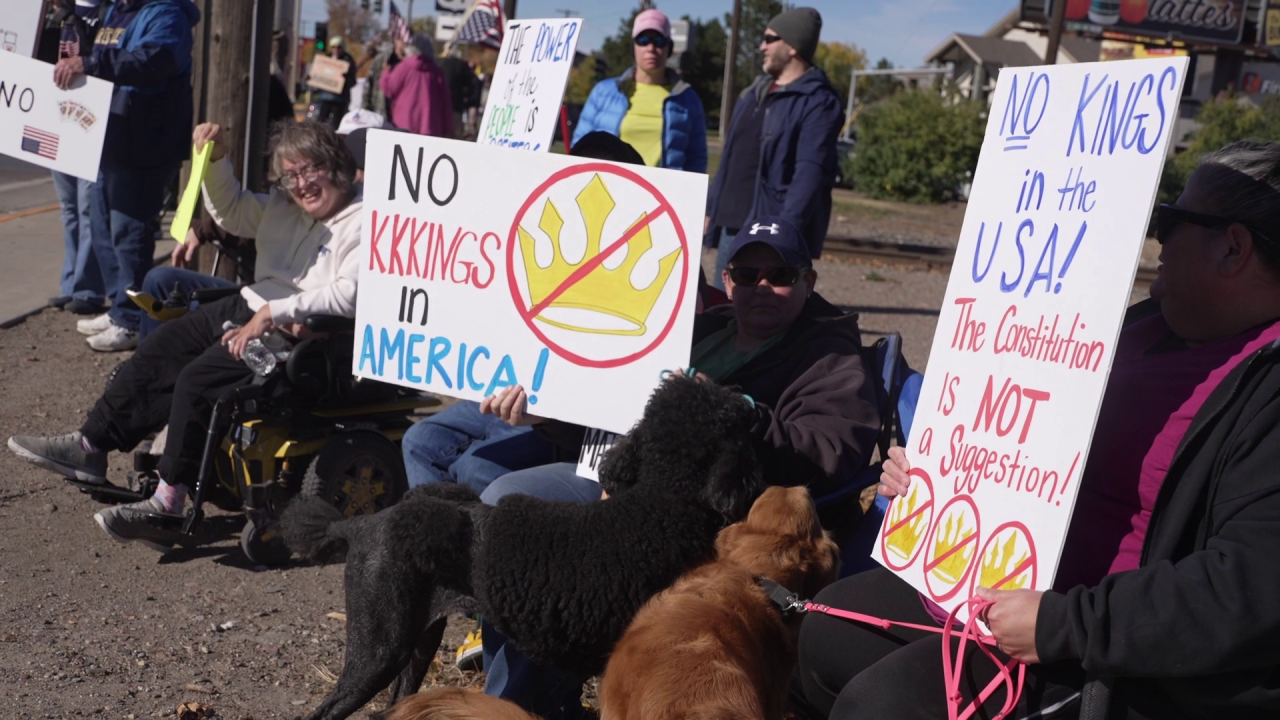 No Kings protest in Great Falls