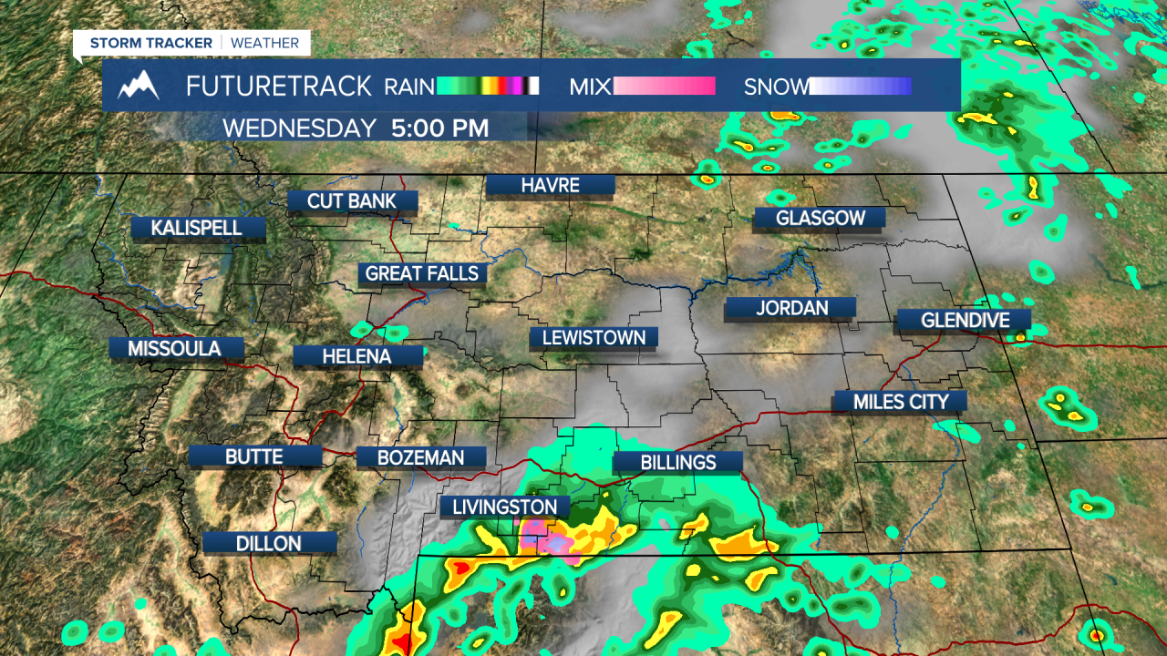 Futuretrack Wednesday's storm