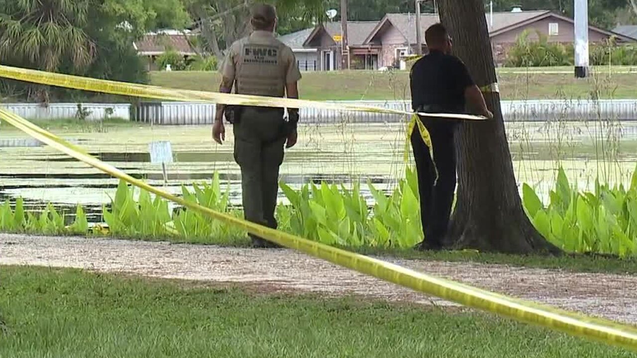 Sean Thomas McGuinness, was looking for frisbees in the water at John S. Taylor Park when the suspected gator attack occurred.